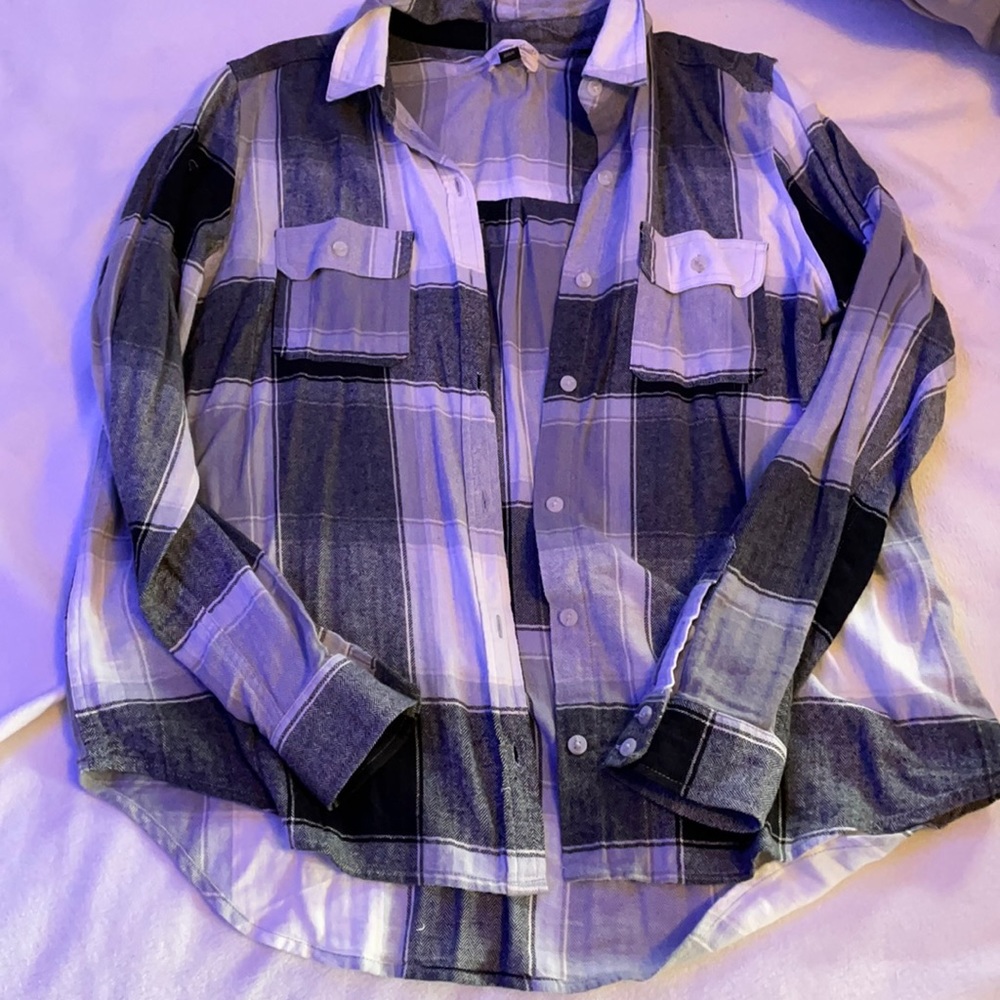 Black and white flannel